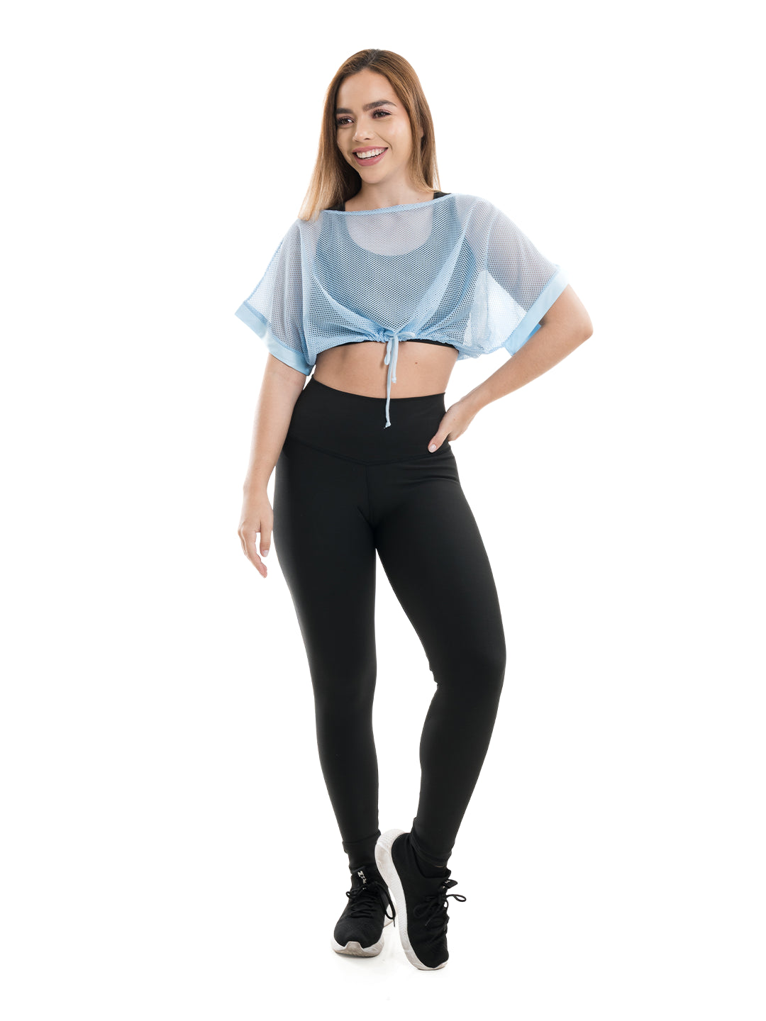 Blusón Deportivo de Mujer Trap Pro - Azul Celeste