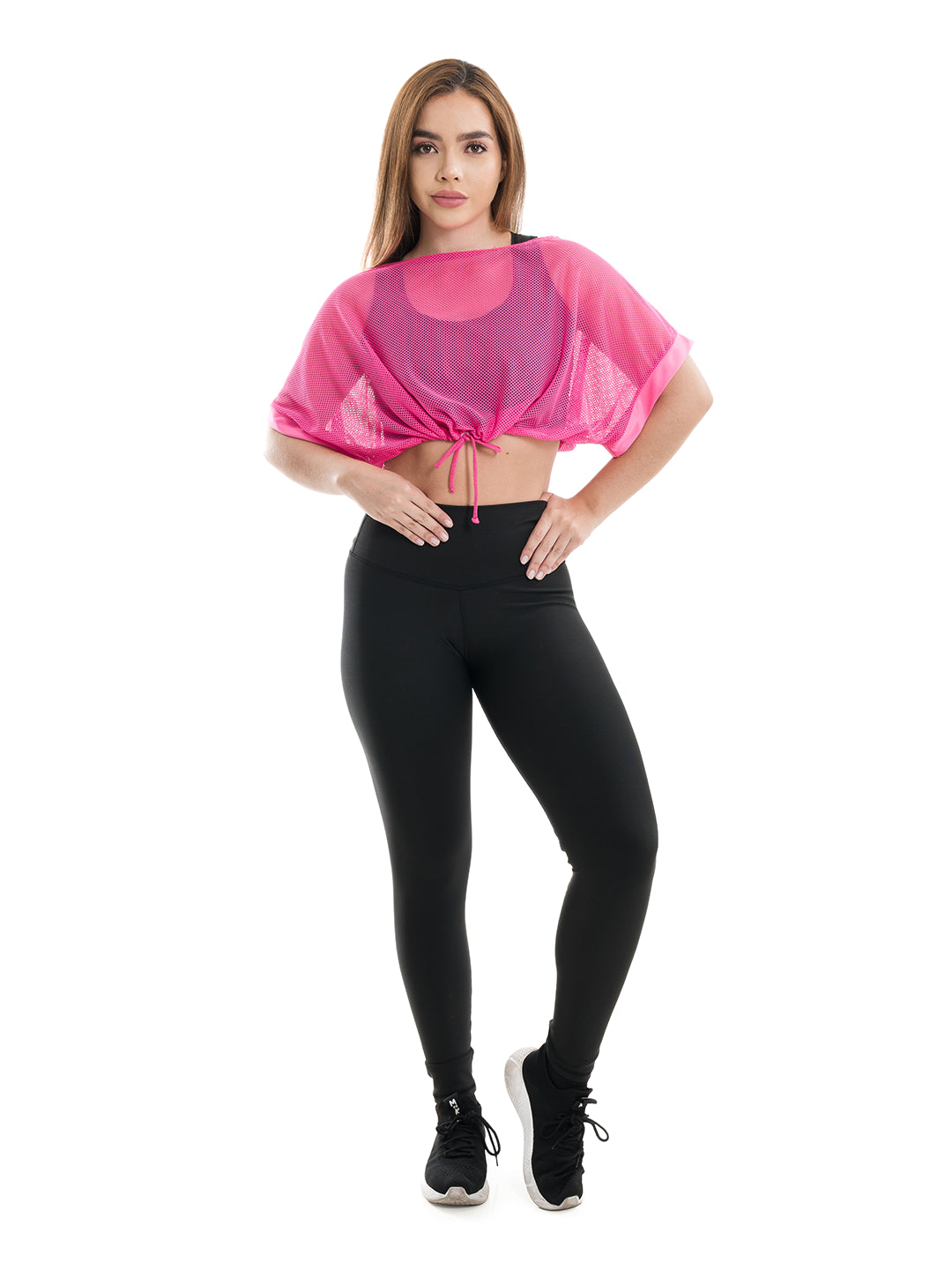 Blusón Deportivo de Mujer Trap Pro -Magenta Luminoso