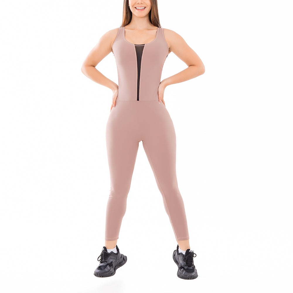 ENTERIZO ONE ROSA VINTAGE CLARO