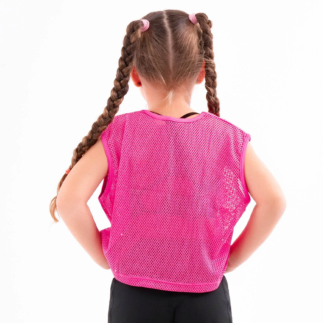 BLUSA MALLA TINY - MAGENTA LUMINOSO