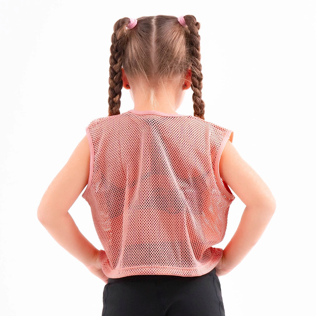BLUSA MALLA TINY - PALO DE ROSA