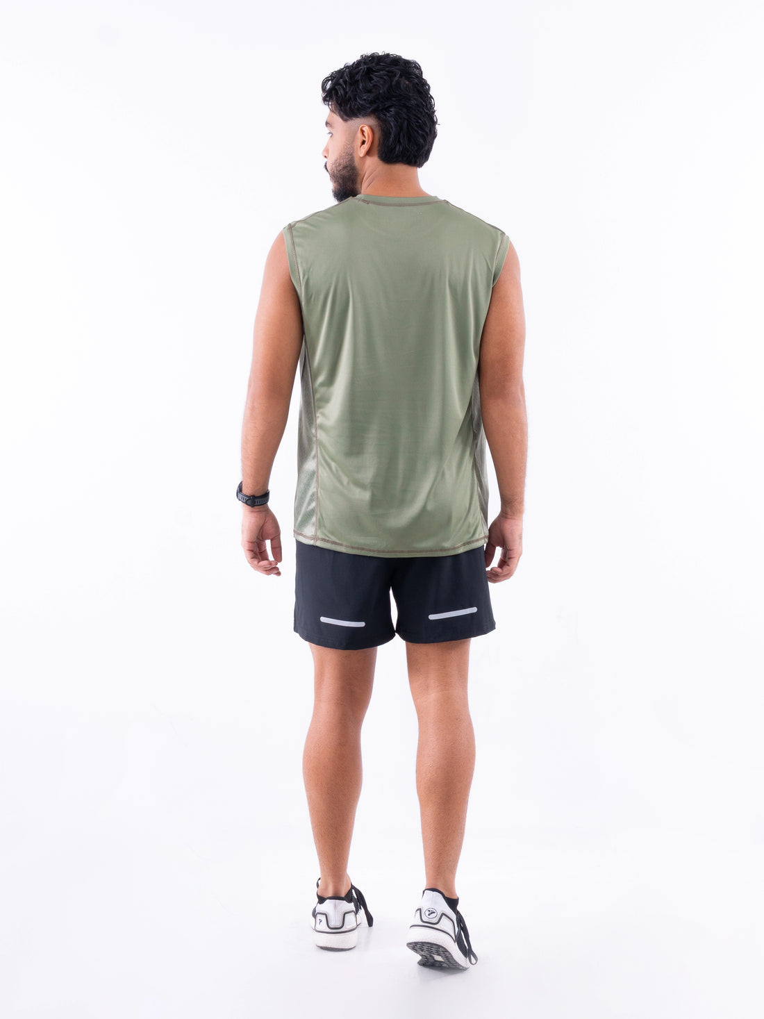 Camisilla Deportiva Dri-Fit Sublimada de Hombre Duo M1 - Verde Militar