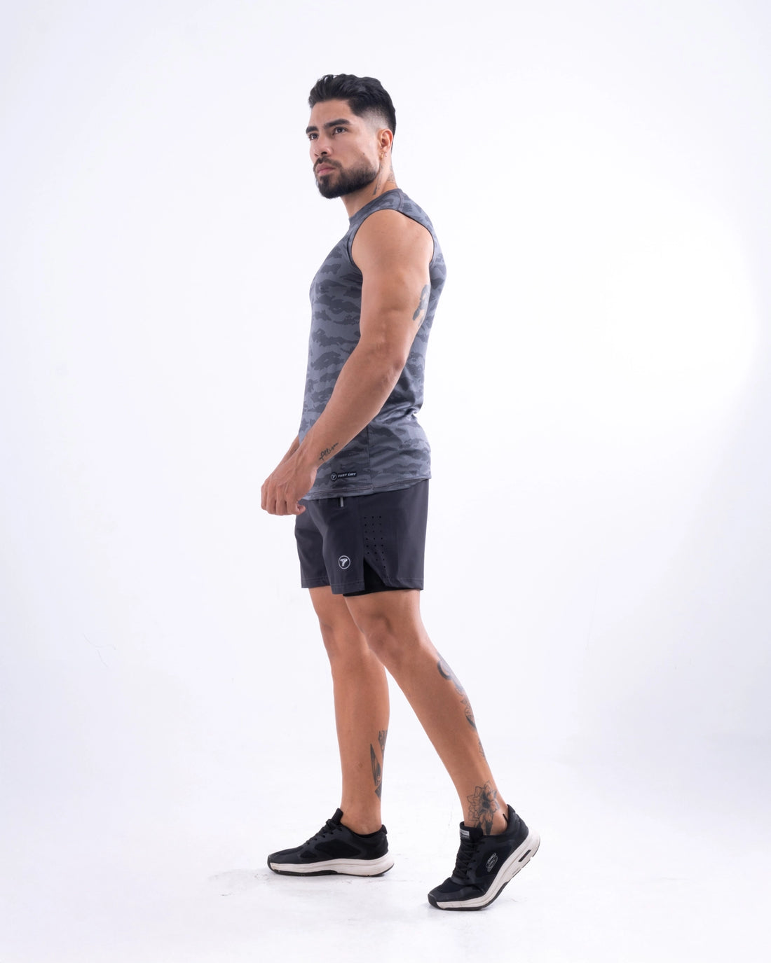 CAMISILLA FLEX ACTIVE- GRIS OSCURO