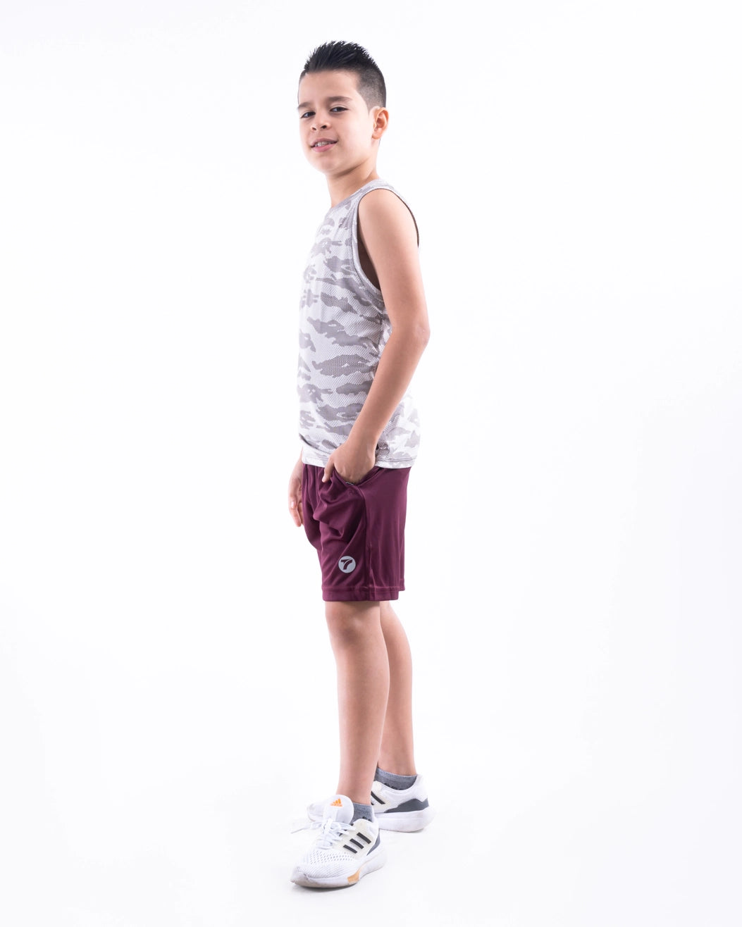 Pantaloneta Deportiva de Niño Buzz - Vinotinto