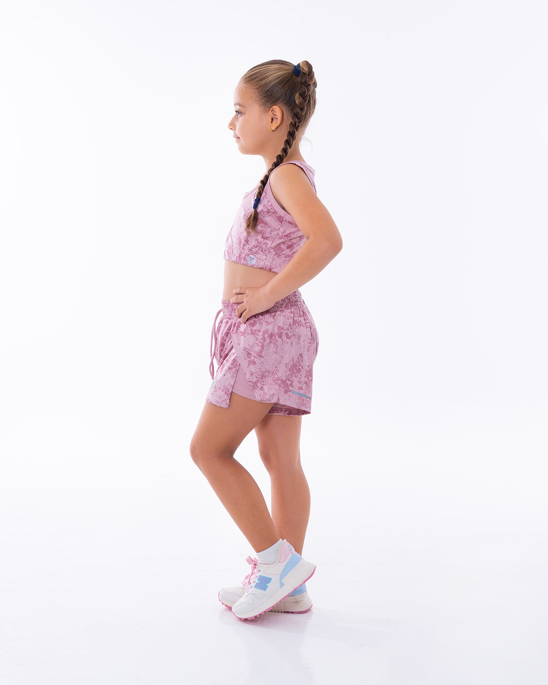 Conjunto Deportivo Running Tiny -Rosa Crepe Claro 03