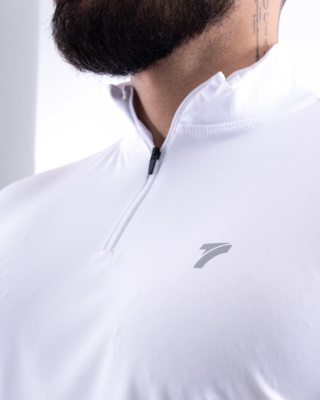 Camiseta Deportiva de Hombre Rolling  - Blanco