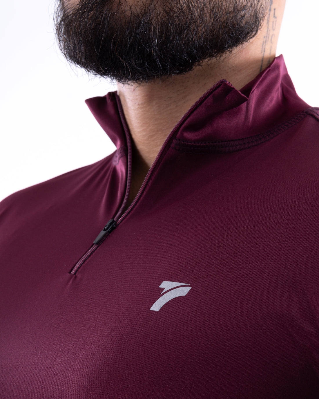 CAMISETA ROLLING MANGA CORTA HOMBRE - VINOTINTO OSCURO