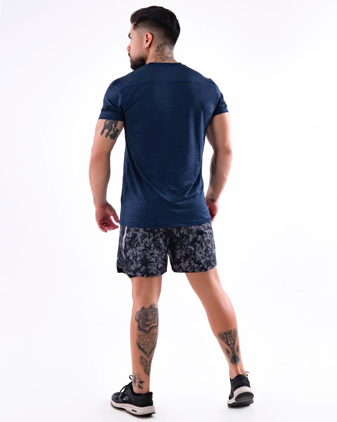 Camiseta Quick Dry Deportiva de Hombre - Azul Turqui