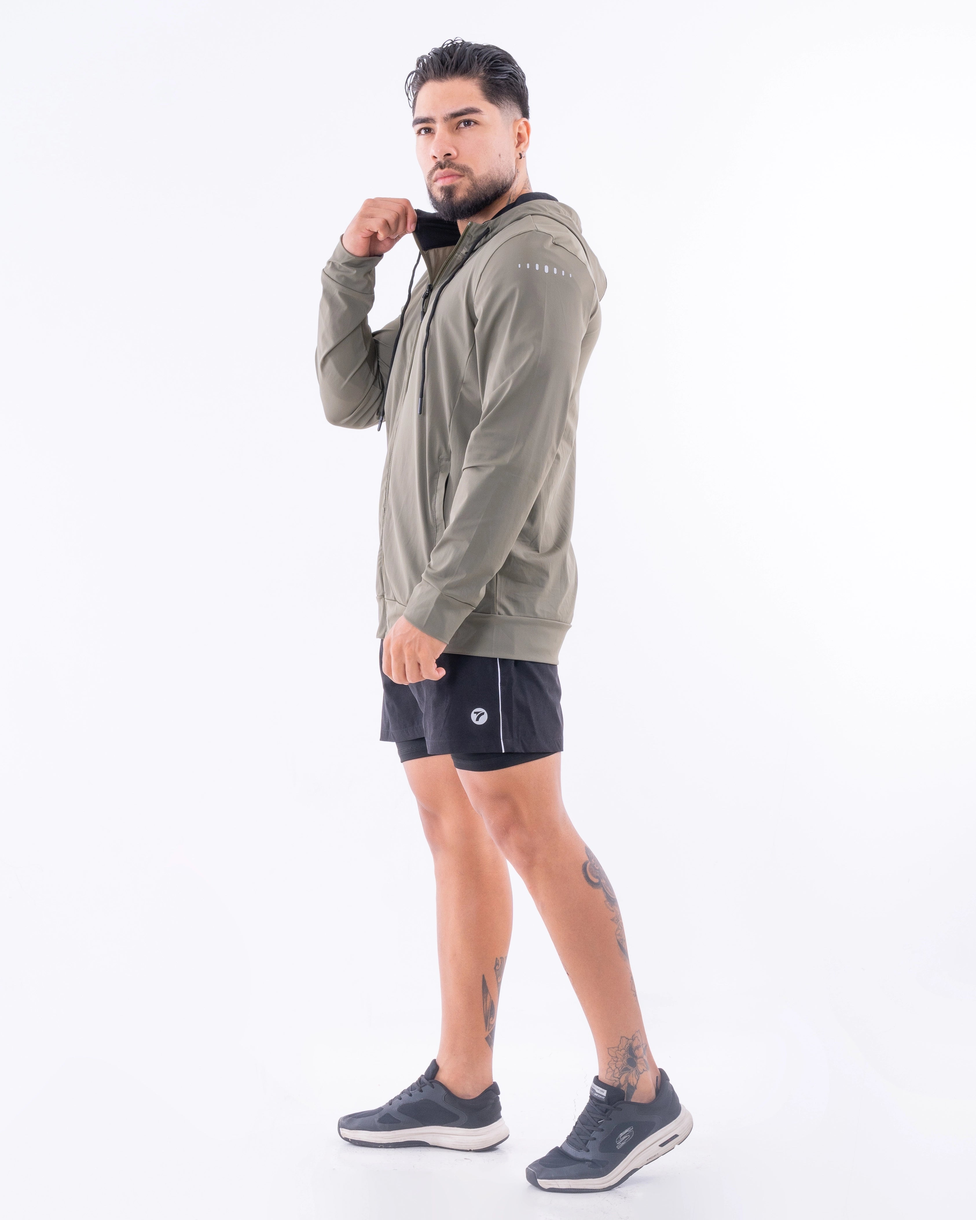 Chaqueta Deportiva de Hombre Velox - Verde Militar