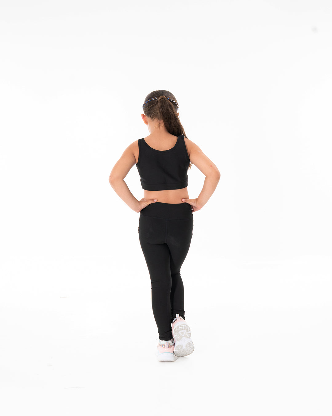 CONJUNTO TINY UNICOLOR - NEGRO