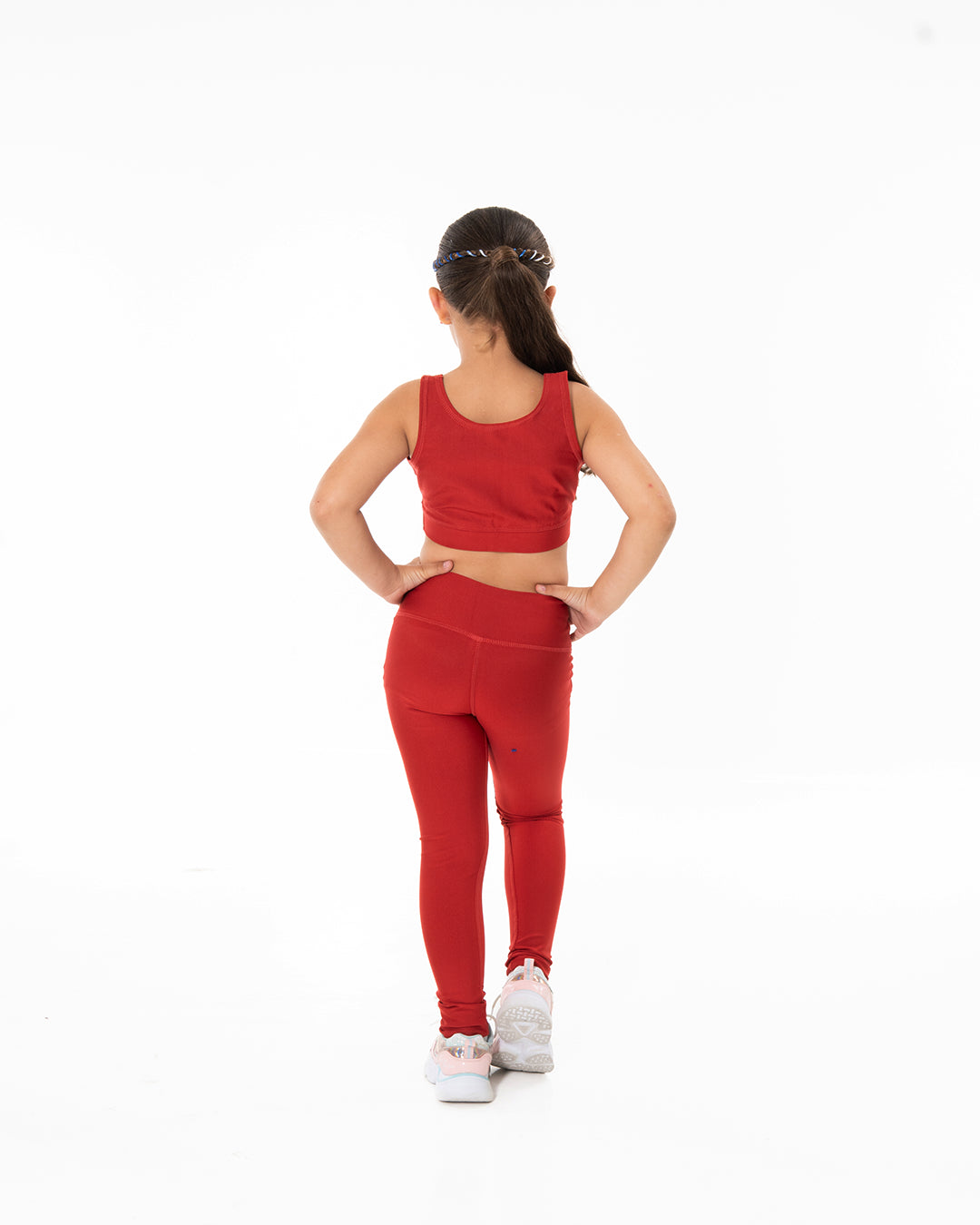 CONJUNTO TINY UNICOLOR - ROJO