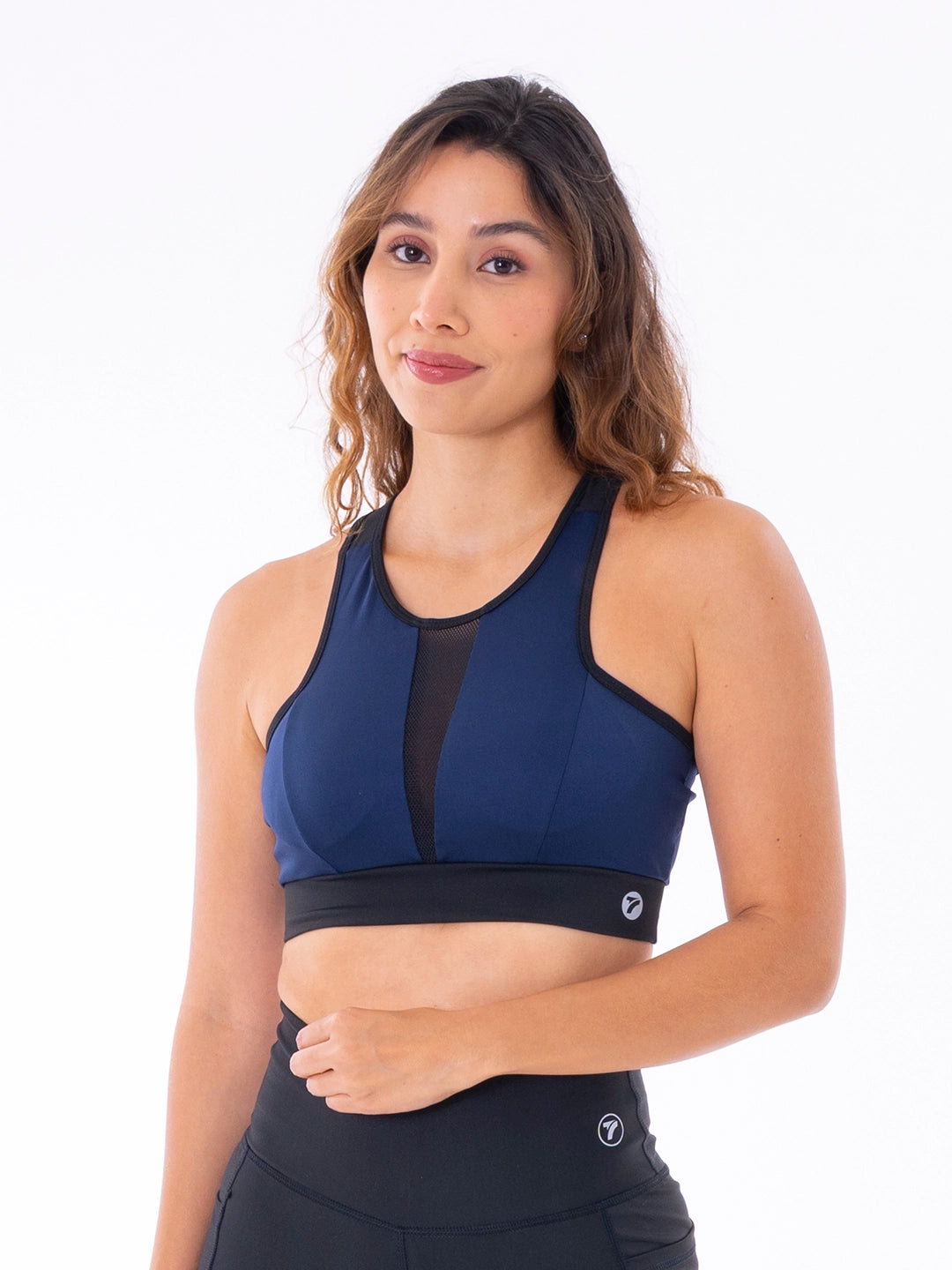 TOP GALAXY UNICOLOR-AZUL TURQUI
