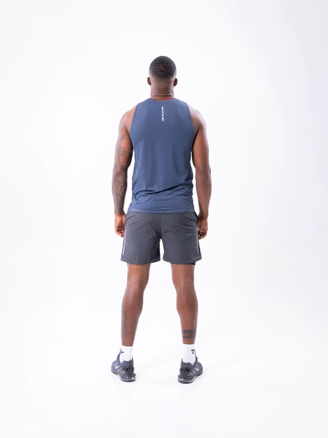 Pantaloneta Deportiva de Hombre Nitro-Fit M3 - Gris Oscuro