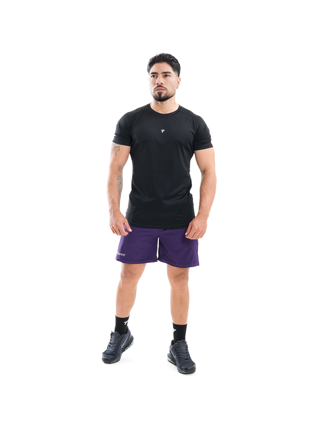 Pantaloneta Deportiva de Hombre Nitro-Fit M5- Morado