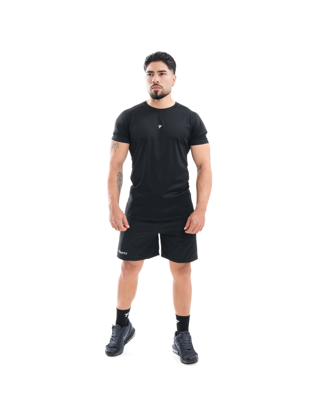 Pantaloneta Deportiva de Hombre Nitro-Fit M5- Negro