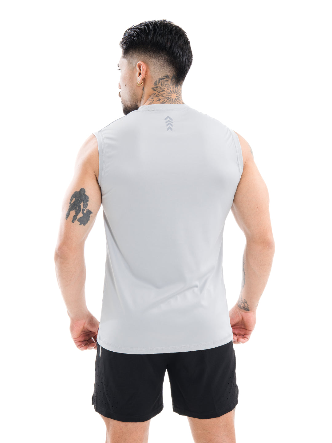 Camiseta Sin Manga Deportiva de Hombre Astro - Gris Claro