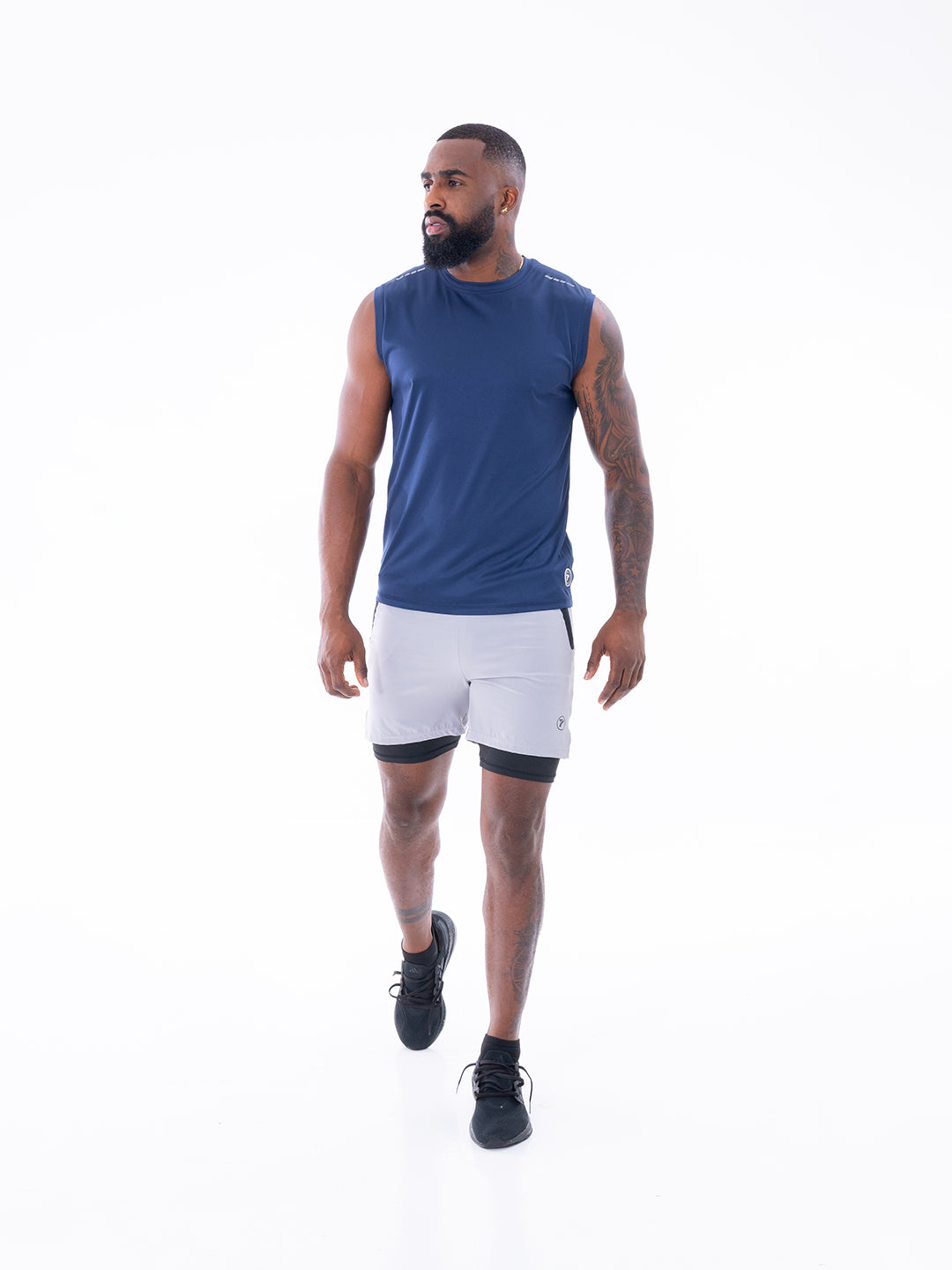 Camiseta Sin Manga Deportiva de Hombre Astro - Azul Turqui