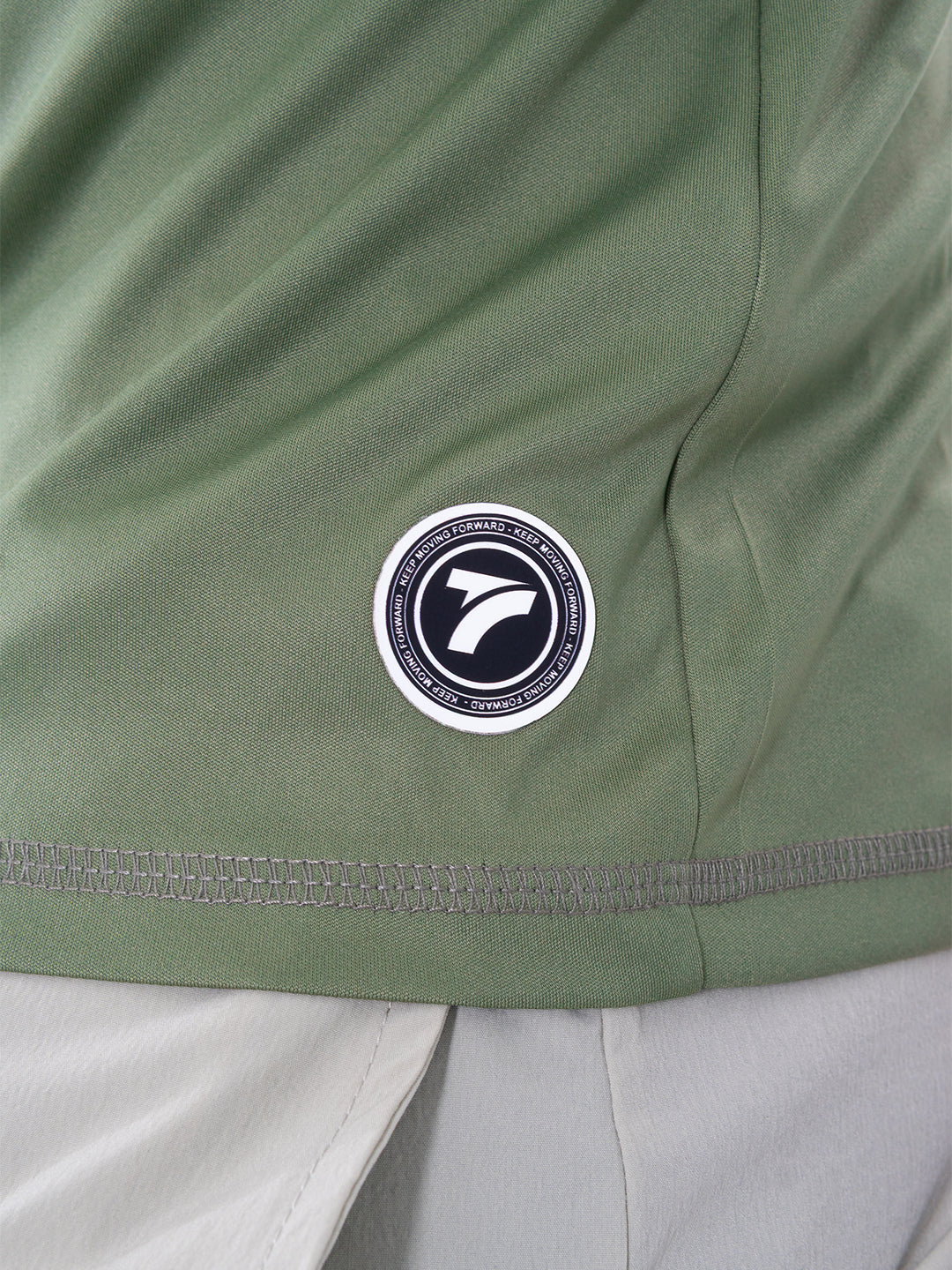 CAMISETA SIN MANGA ASTRO UNICOLOR-VERDE MILITAR
