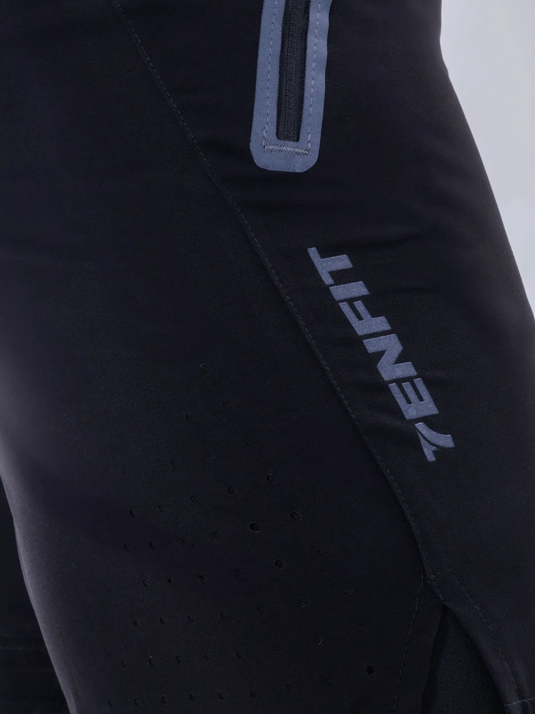 Pantaloneta Track Plus Size - Negro