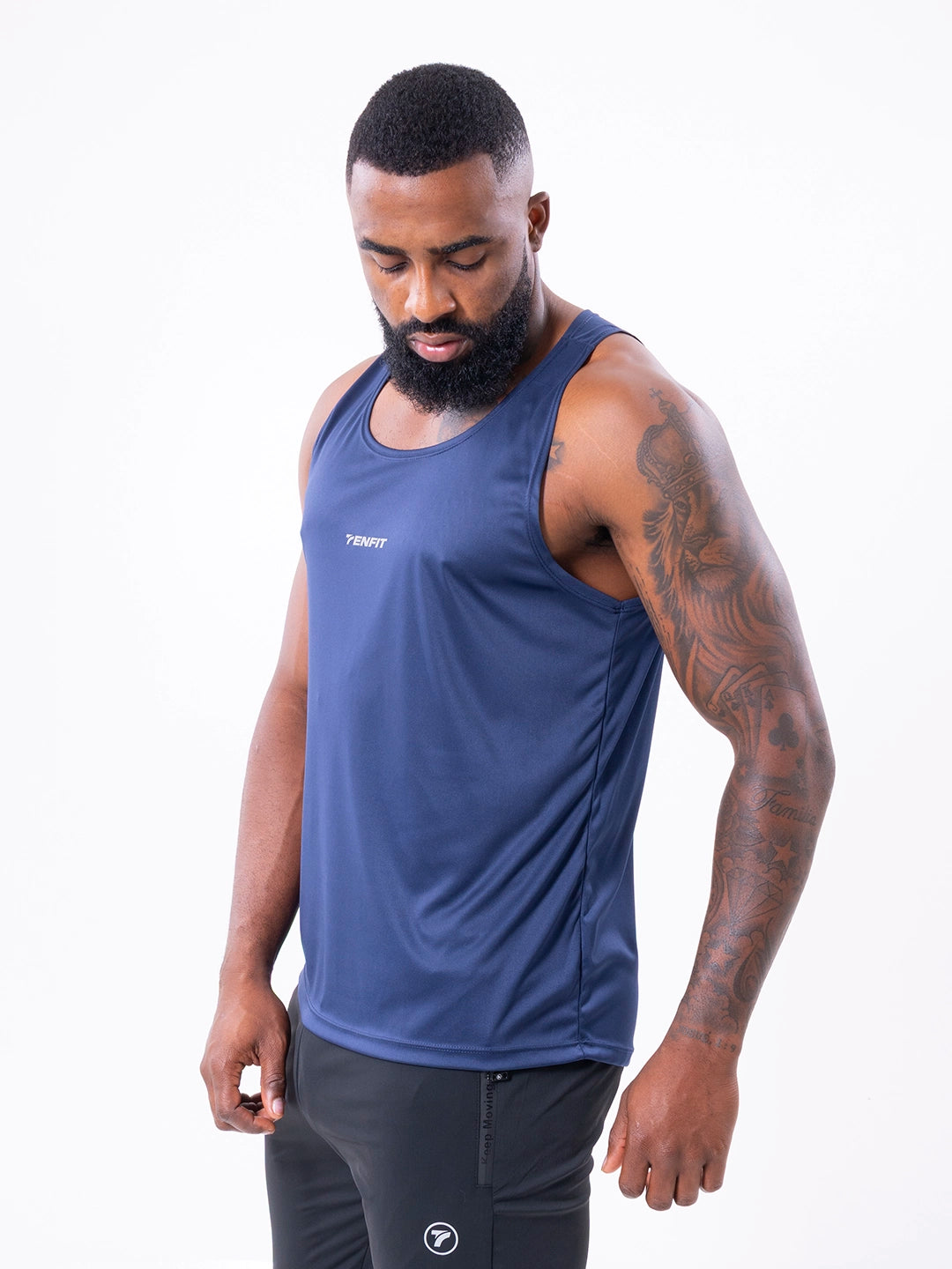 Camisilla Deportiva de Hombre Velocity - Azul Turqui