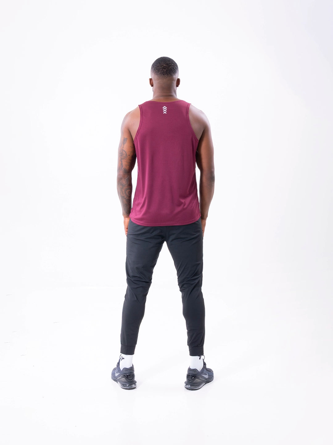 Camisilla Deportiva de Hombre Velocity - Vinotinto Oscuro