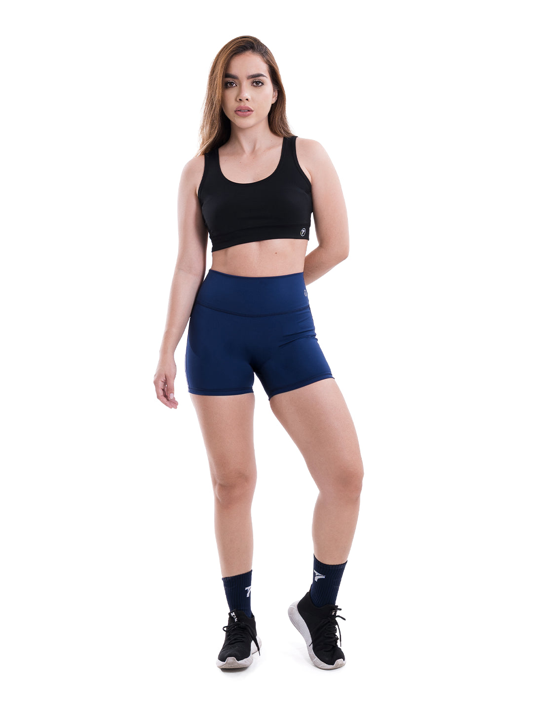 Short Deportivo de Mujer Vibrant - Azul Turqui