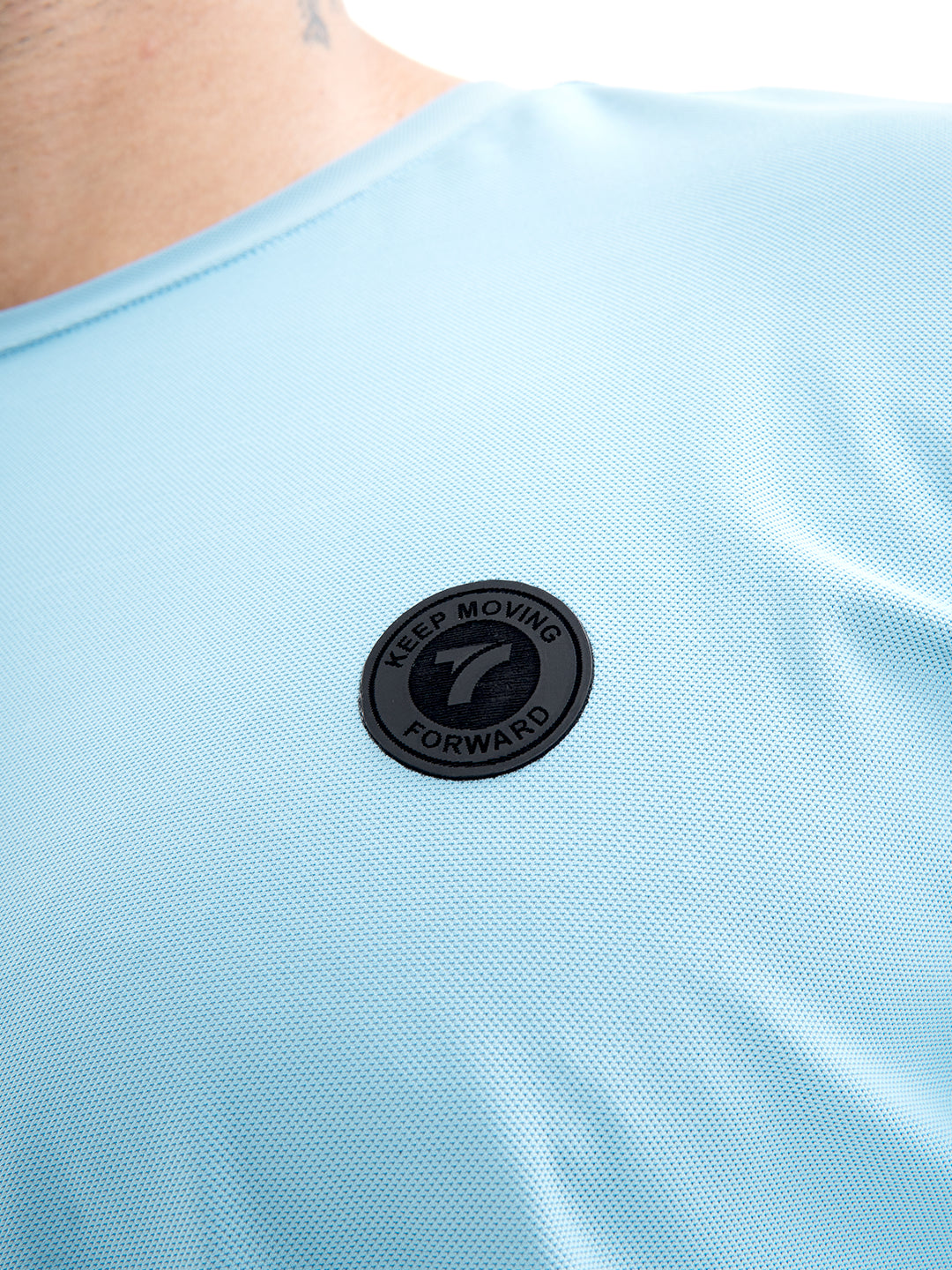 Camiseta Rush Deportiva Hombre - Azul Cielo