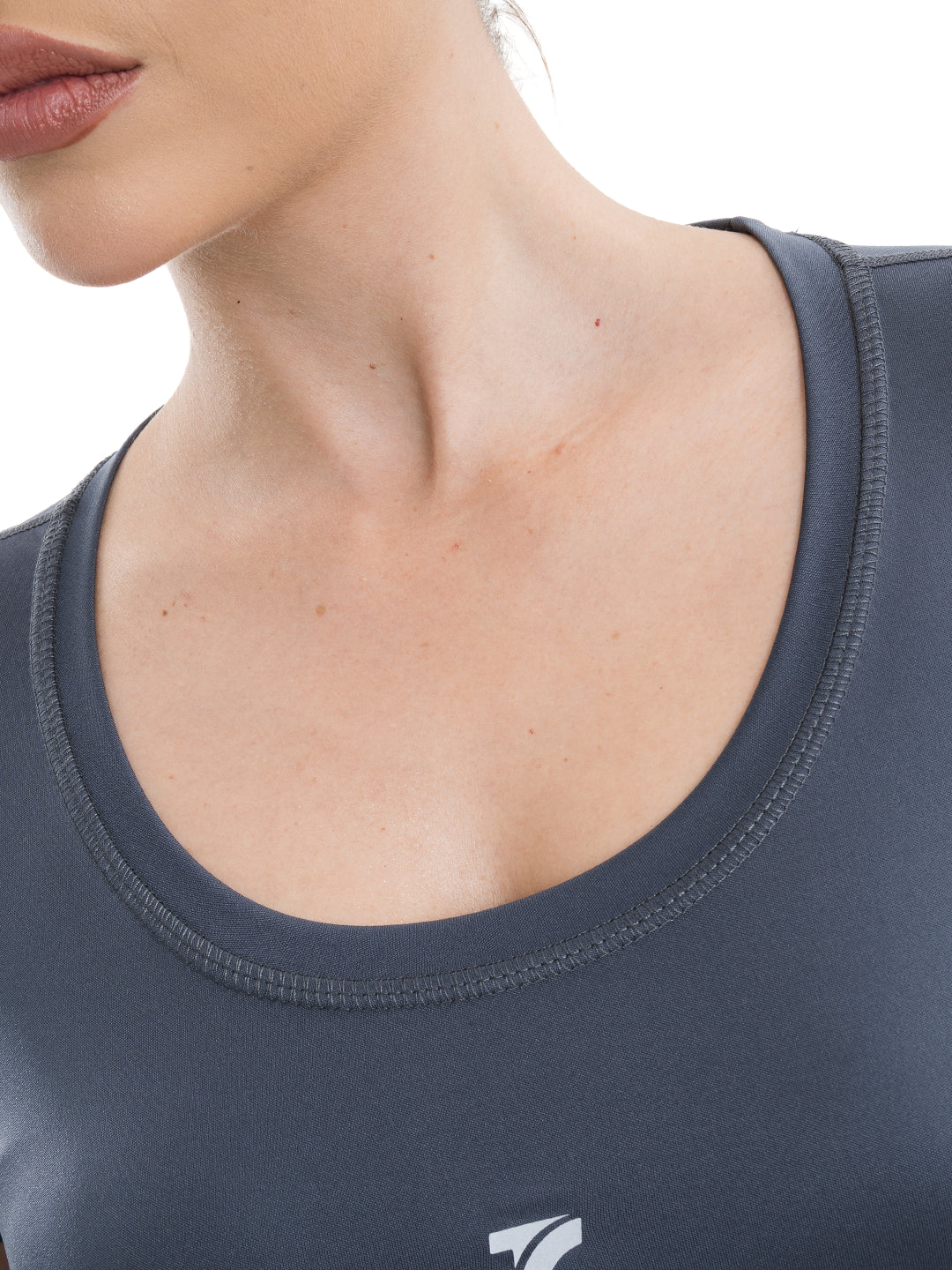 Blusa Deportiva de Mujer Evolution - Gris Oscuro