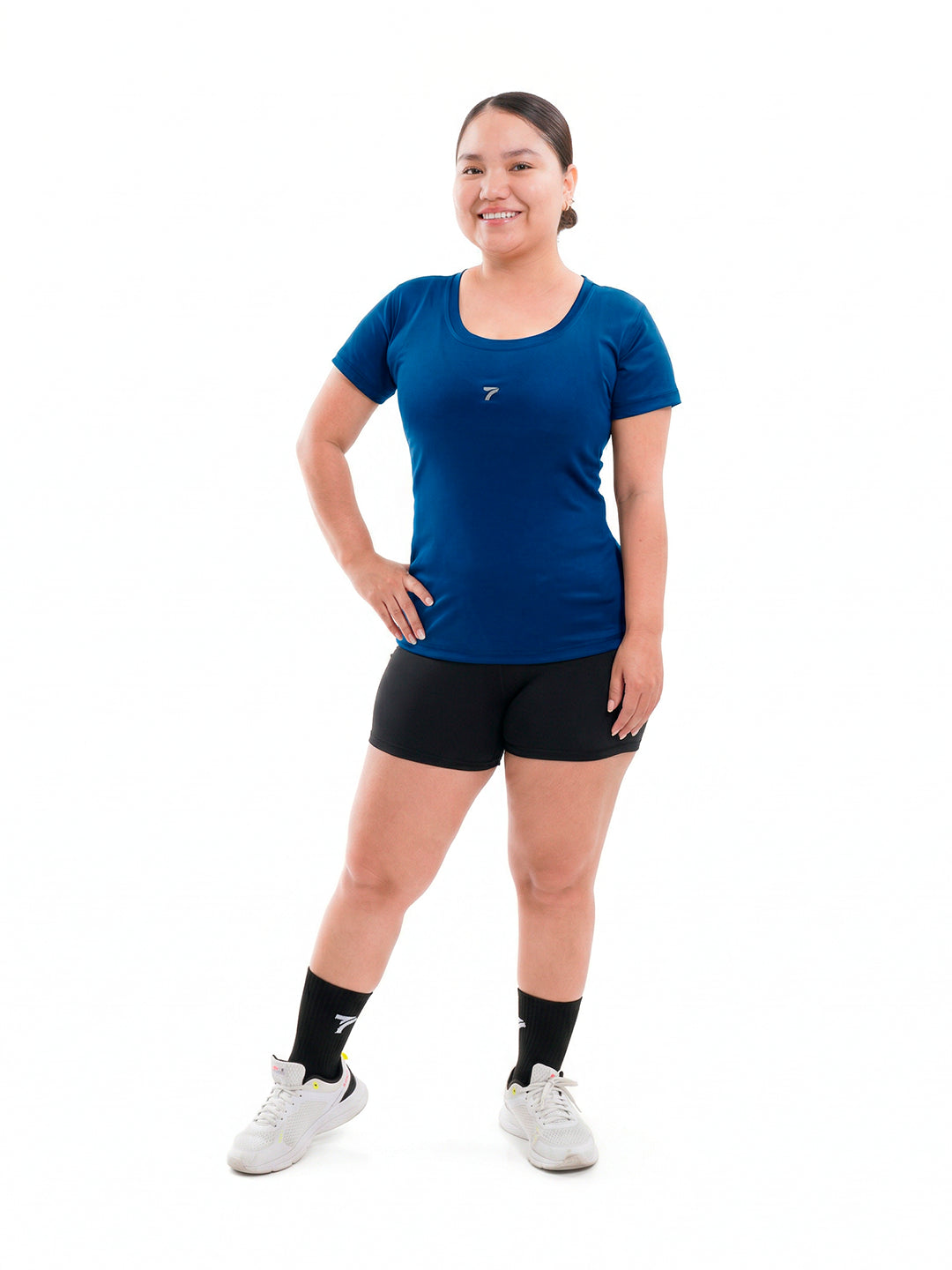 Blusa Deportiva Plus Size Evolution-Azul Petroleo
