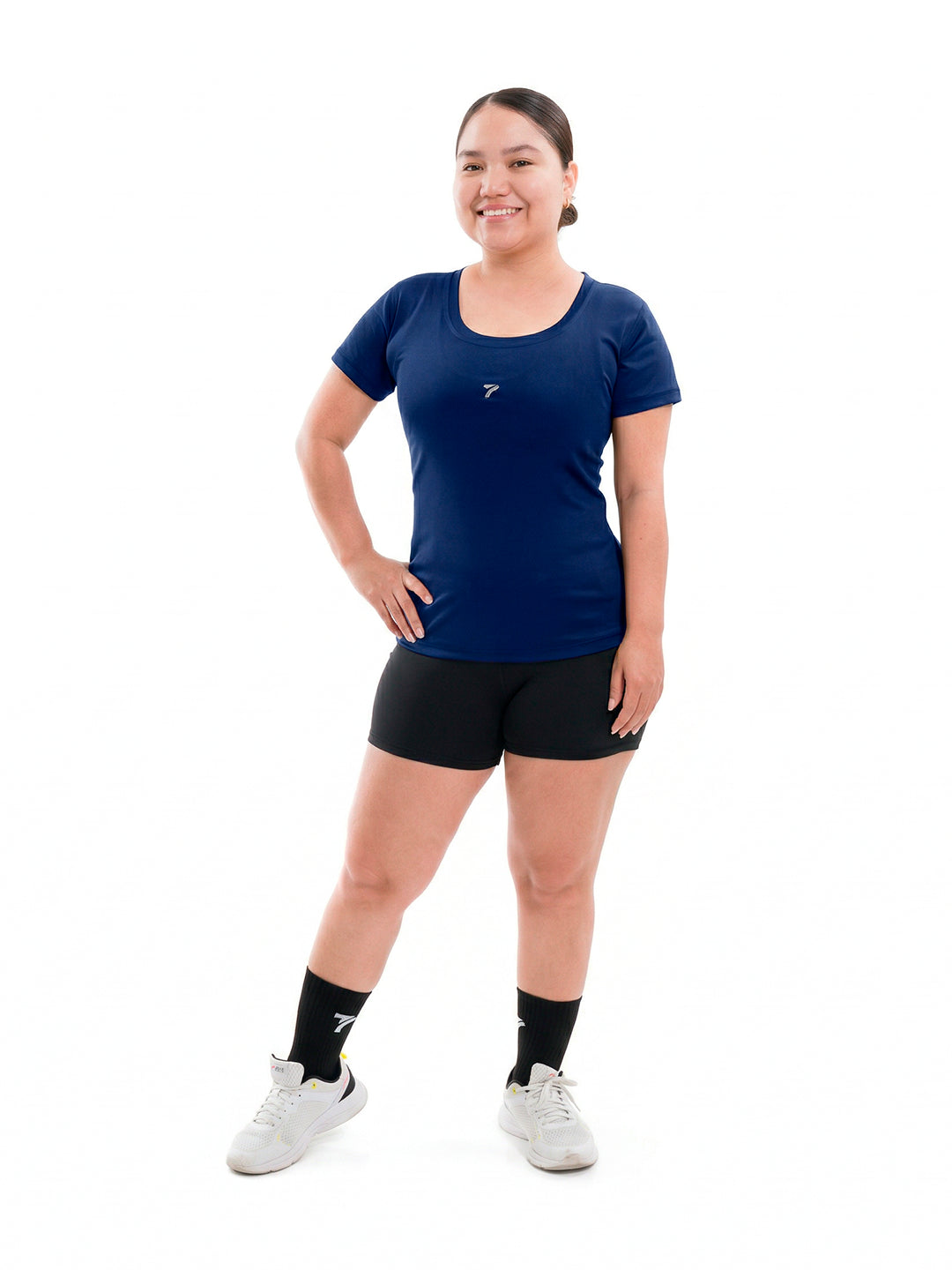 Blusa Deportiva Plus Size Evolution-Azul Turqui
