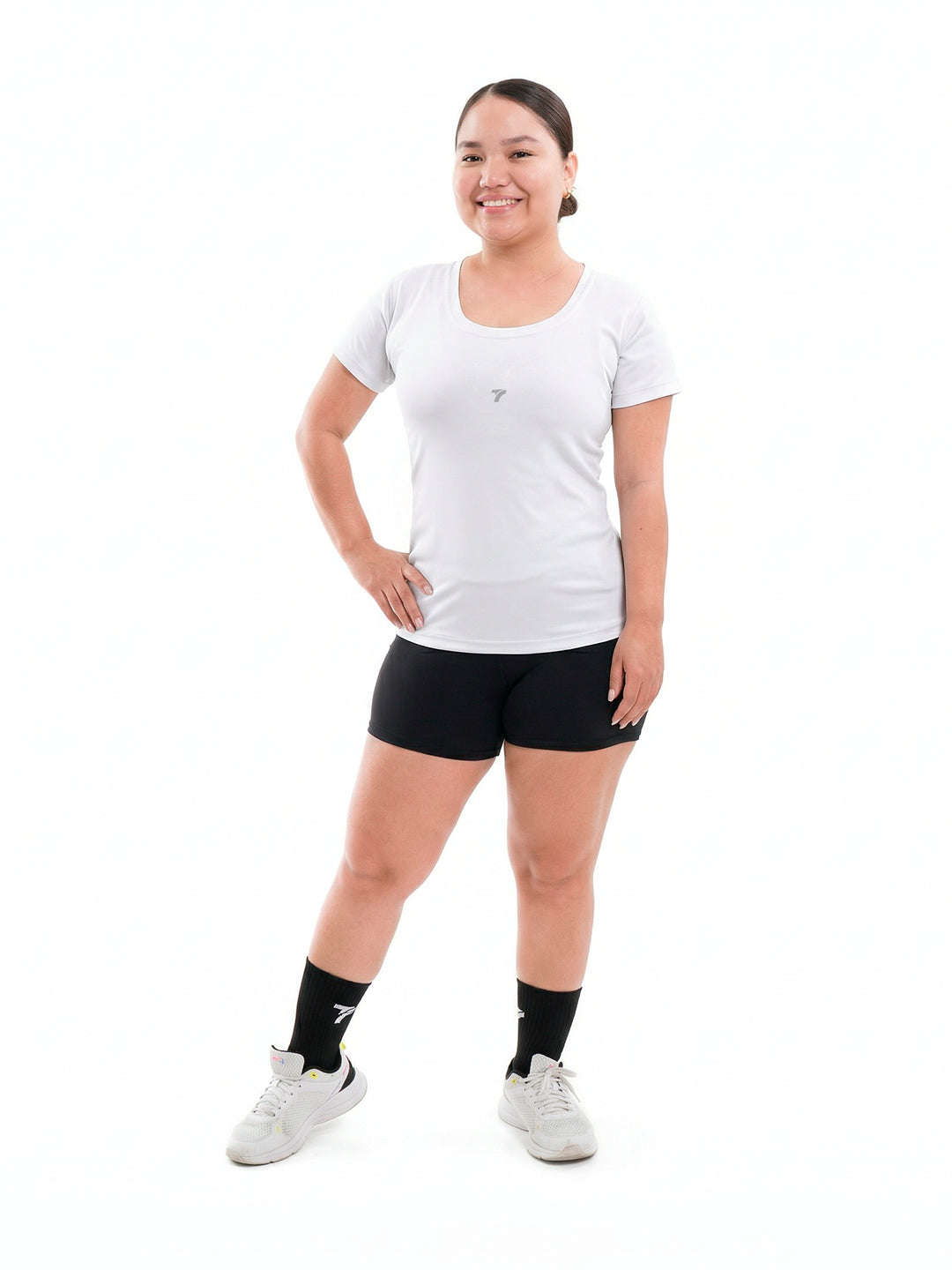 Blusa Deportiva Plus Size Evolution-Blanco