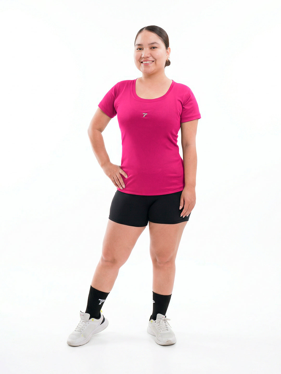 Blusa Deportiva Plus Size Evolution-Magenta Luminoso