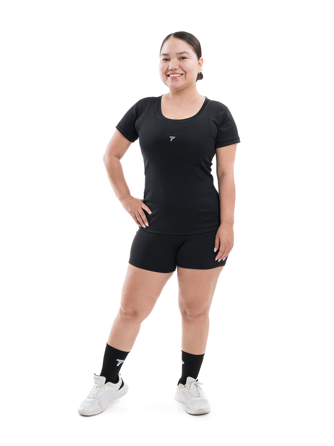 Blusa Deportiva Plus Size Evolution-Negro