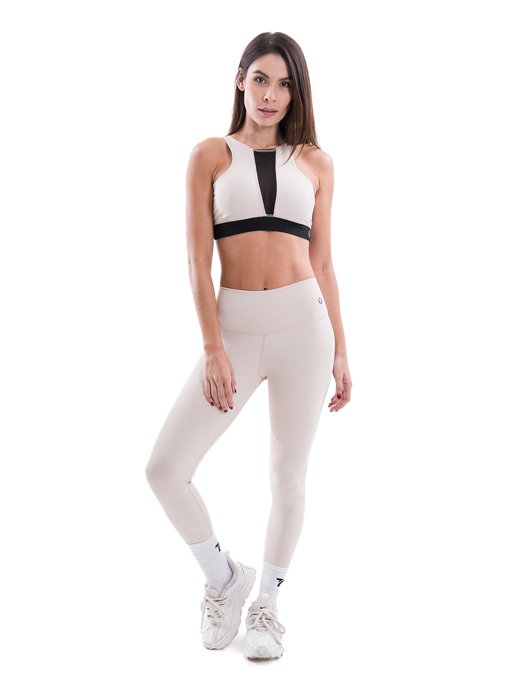 Conjunto Deportivo Nylon - Beige