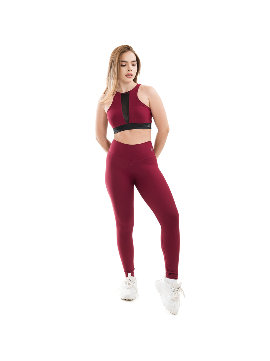 Conjunto Deportivo Nylon - Mora En Leche Oscuro