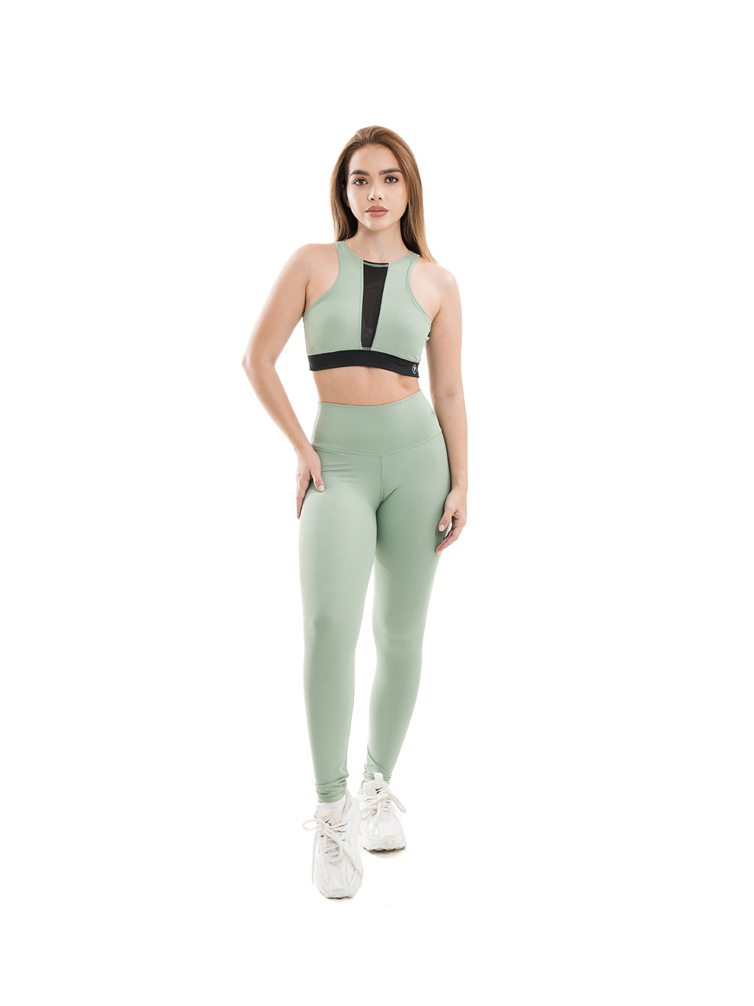 Conjunto Deportivo Nylon - Verde Oliva Claro