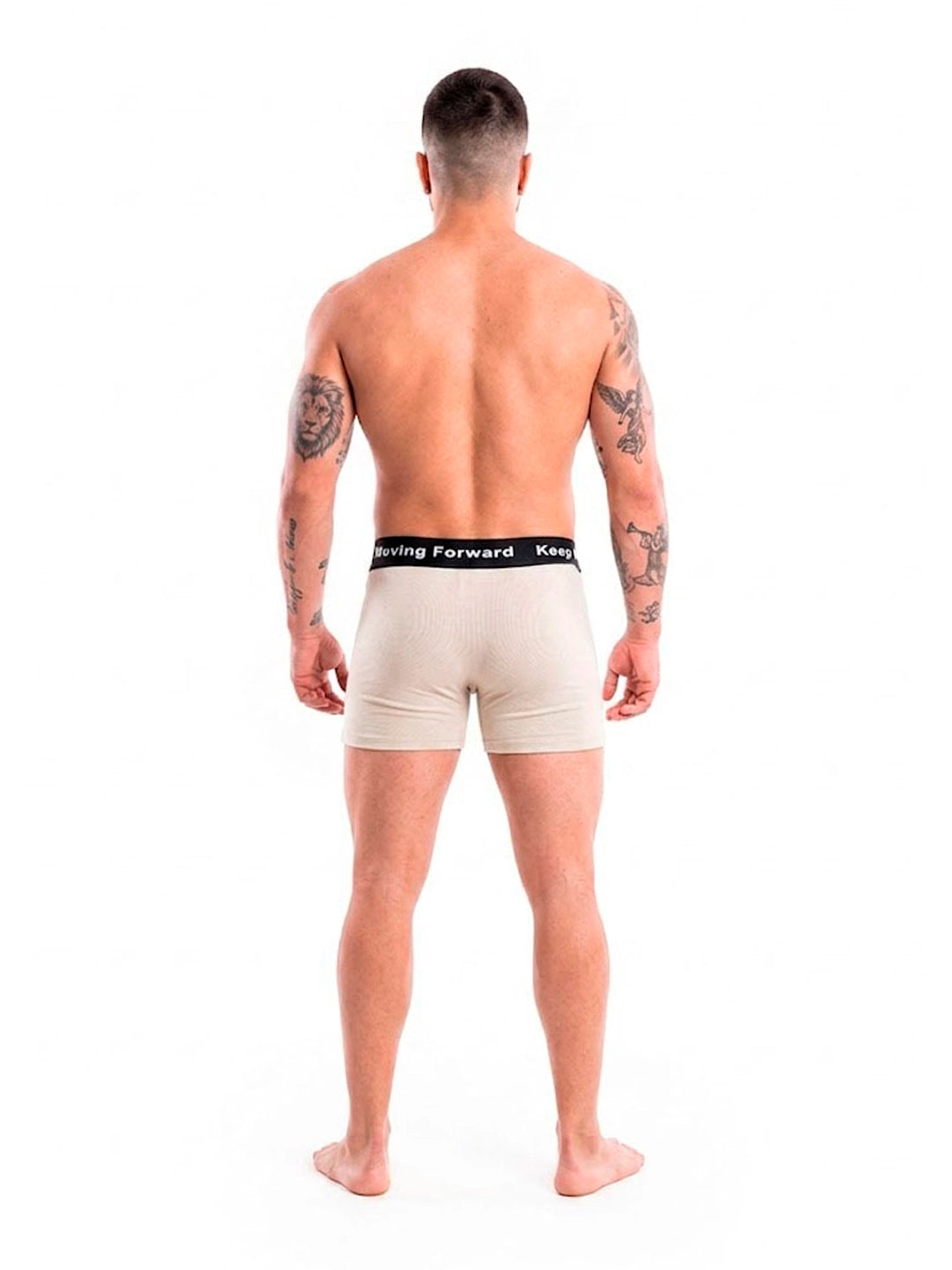 Boxer Deportivo Para Hombre Daily - Almendra