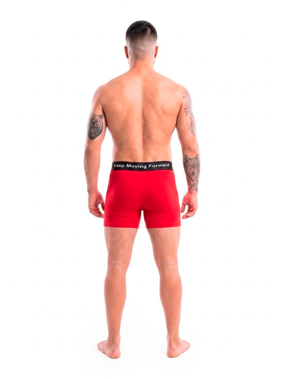 Boxer Deportivo Para Hombre Daily - Rojo