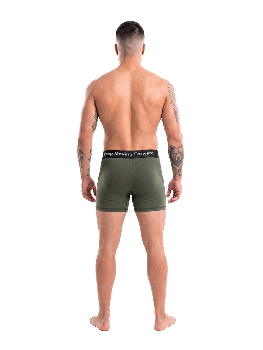 Boxer Deportivo Para Hombre Daily - Verde Militar
