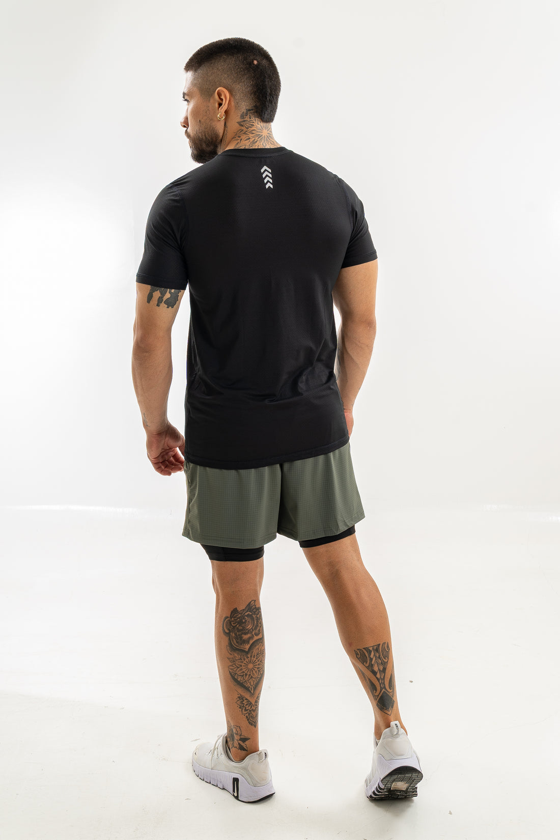 Pantaloneta Runback de Hombre  - Verde Militar