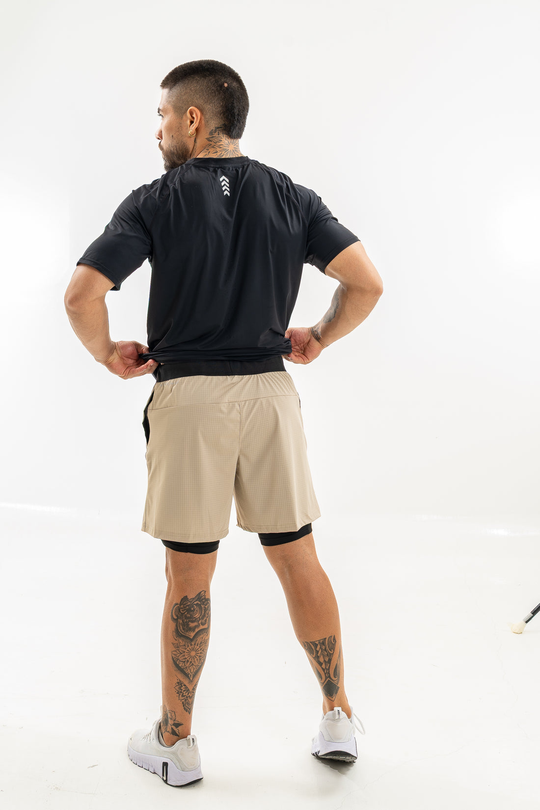 Pantaloneta Runback de Hombre  - Almendra