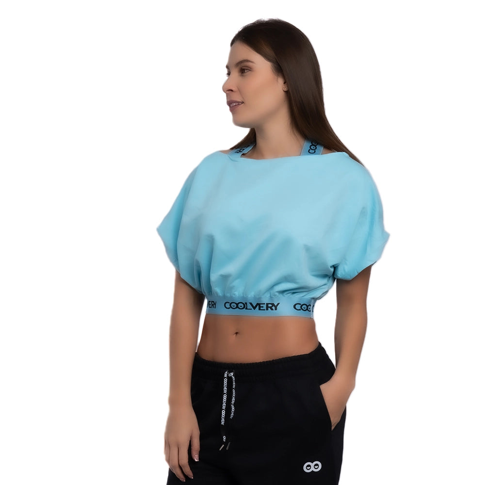 Blusón Urbano de Mujer Diamond - Azul AguaMarina