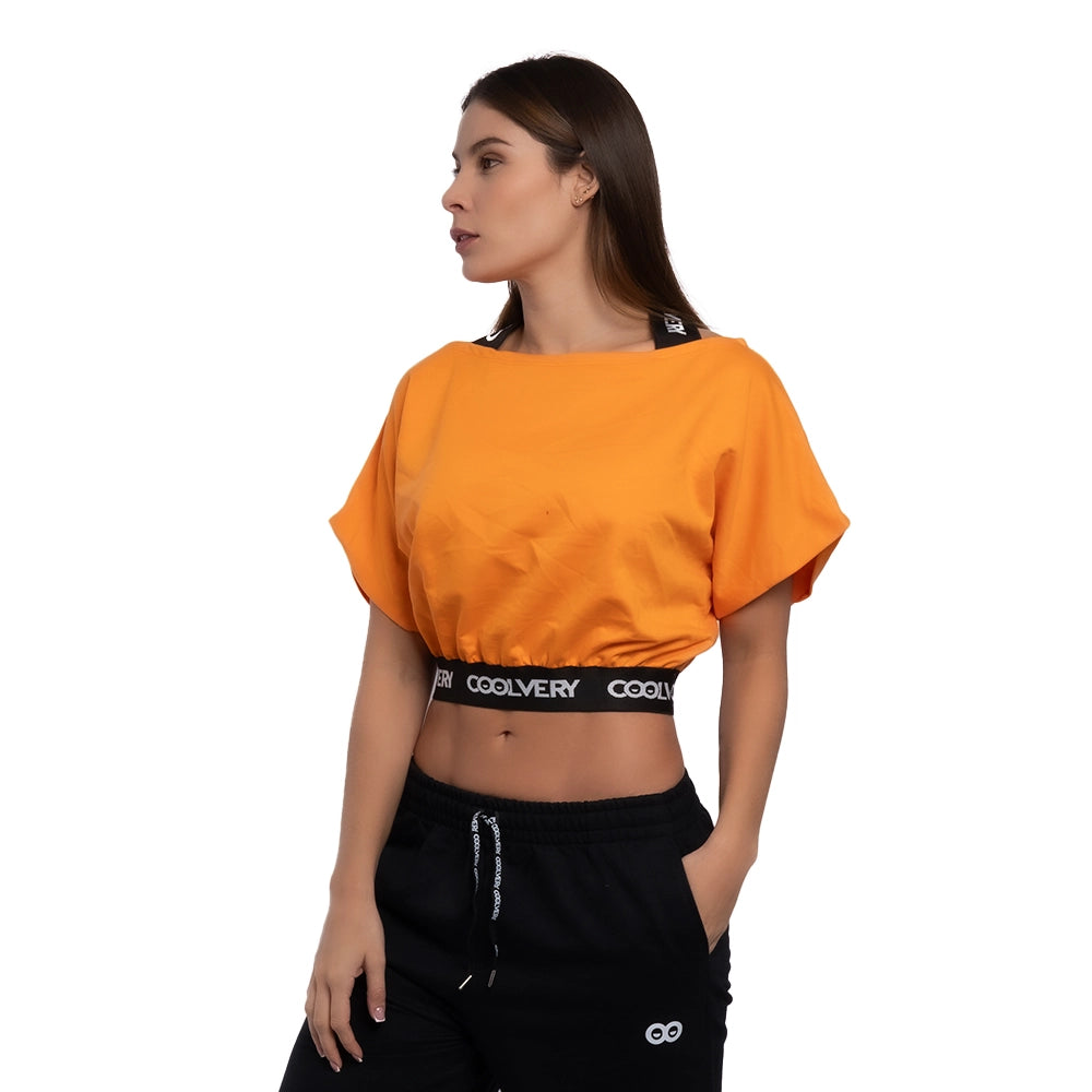 Blusón Urbano de Mujer Diamond - Naranja