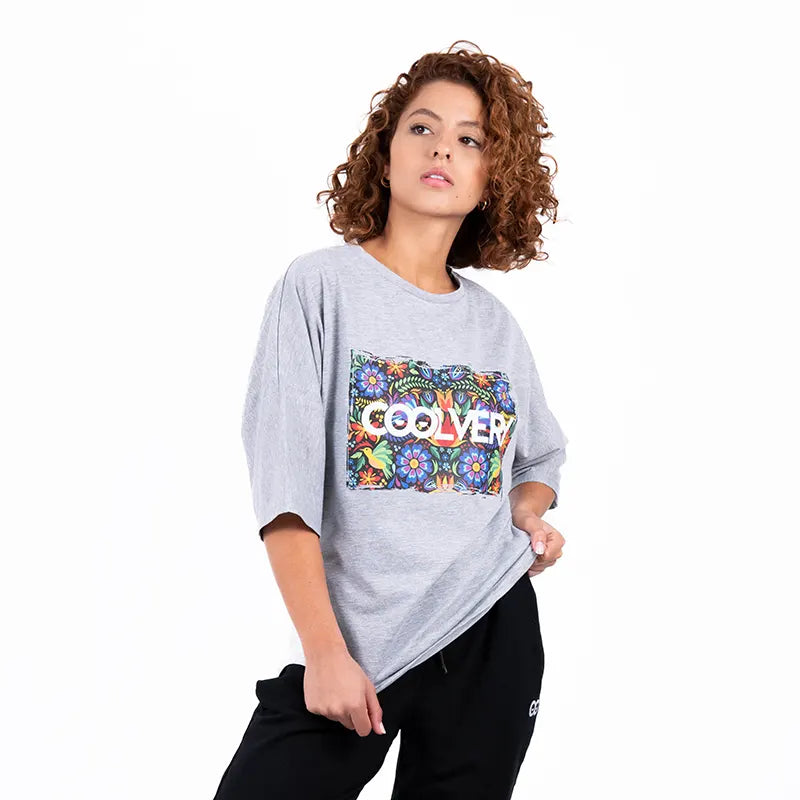 OVERSIZE BIEBER - COLORS - GRIS JASPE MEDIO