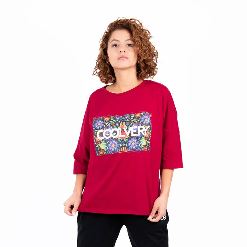 OVERSIZE BIEBER - COLORS - VINOTINTO
