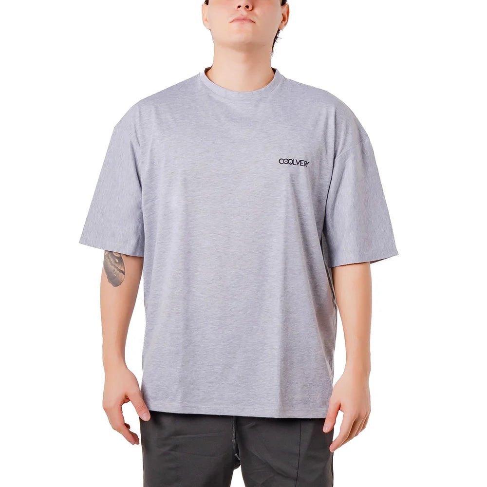 OVERSIZE TUPAC BASIC - GRIS JASPE MEDIO