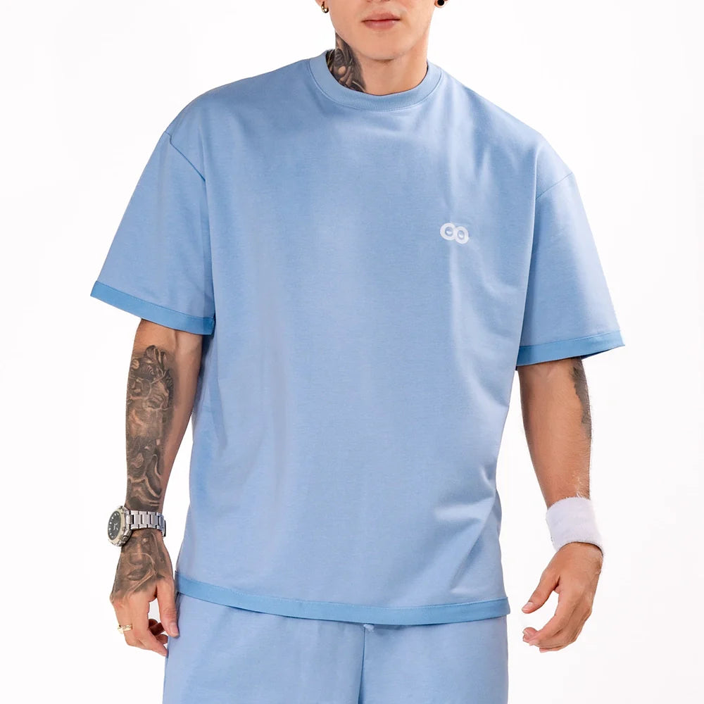 CAMISETA BLINK - AZUL CELESTE