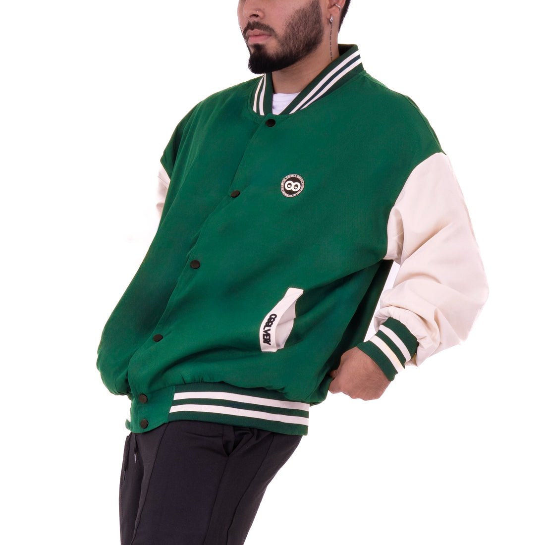 CHAQUETA BABE RUTH - VERDE ESMERALDA