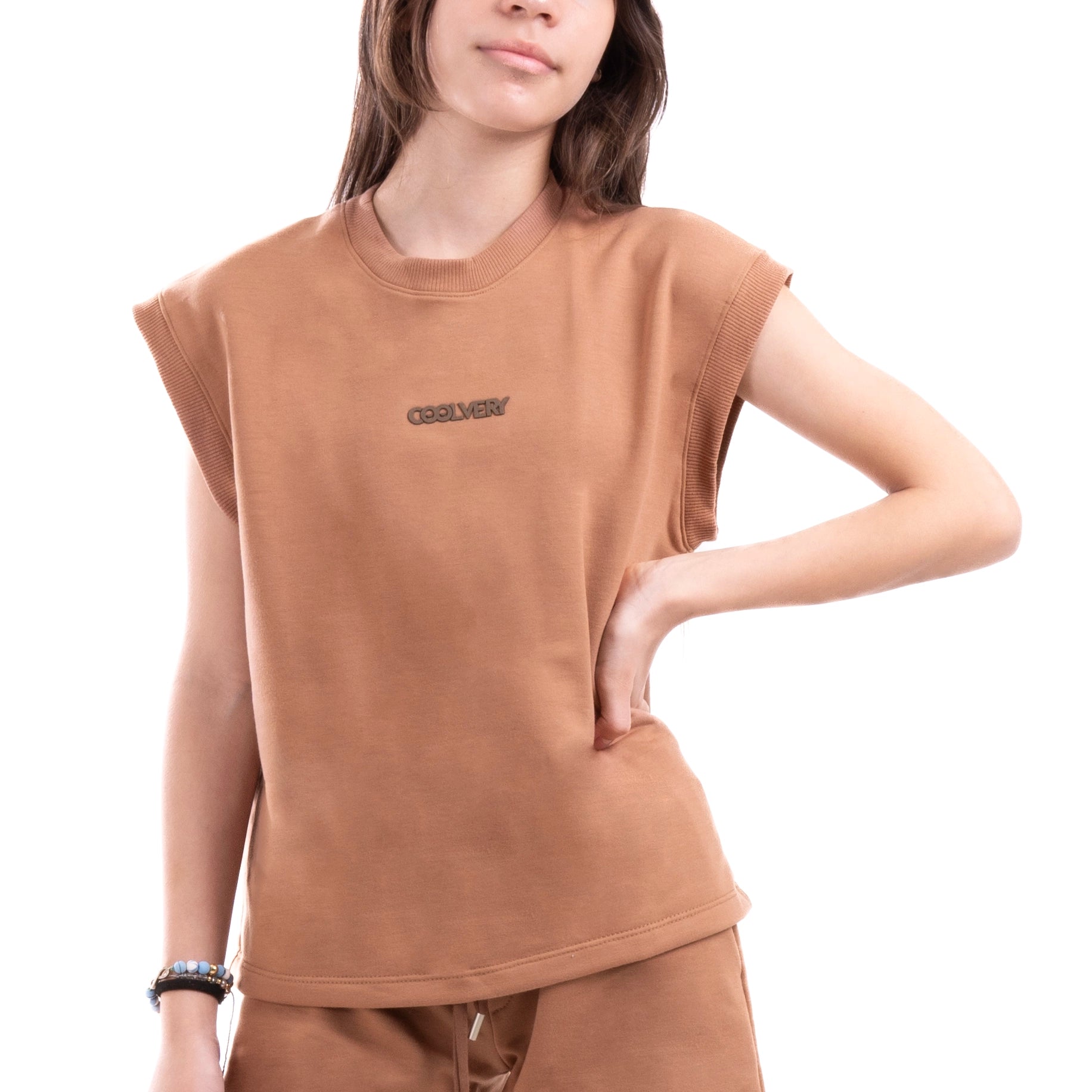 CAMISETA OVERSIZE CHARLIE - CAFE CASTAÑO