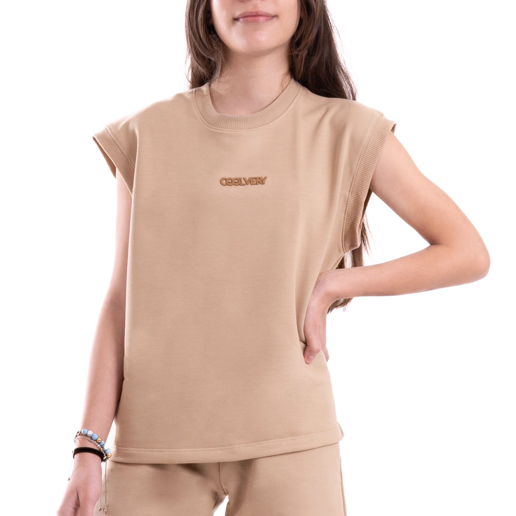 CAMISETA OVERSIZE CHARLIE - CAQUI